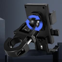 Baby Stroller Cell Phone Holder 360 Degree Rotate Universal Clamp Pram Wheelchair Accessory Mount Bracket Bicycle Phone Stander
