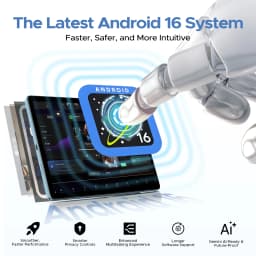 DOOGEE U11 Pro 2in1 PC Tablet 30GB(6+24) 256GB 11" 8580mAh Battery Dual Speakers Unisoc T7200 Android 16 Tablet Widevine L1