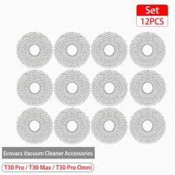 For Ecovacs Debot T30 Pro Omni /T30 Max / YEEDI M12 Pro+ Accessories Main Side Brush Filter Mop Dust Bag Replacement Spare Parts