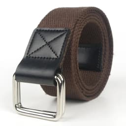 Men's Belt Trend Double Loop Buckle Canvas Women's with Cargo Outdoor Sports Jeans Suit Pants Black White Orange Red Blue Belt