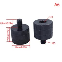 1/4 To M4M5 M6 M8 M10 Conversion Screw 3/8" Male To Female Thread Screw Mount Converter Adapter Standard 1/4 Mount Adapter Screw