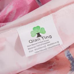 1 piece of bed sheet for bedroom 100%Polyeste Elastic Band Around bedding Fitted Sheet Only (excluding pillowcases)