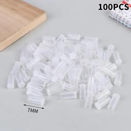 【W】100Pcs 7mm/9mm Inner Diameter Common Rail Injector Nozzle Dust Cap Common Rail Parts, Diesel Pump Repair Kits