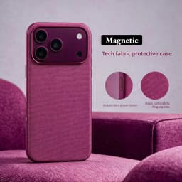 Luxury Tech Woven for Magsafe Magnetic Case for Iphone 18 17 16 15 Plus 14 13 12 11 18 Pro Max TechWoven Wireless Charging Cover