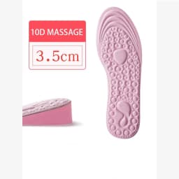 1Pair Height Increased Insoles for Women Shoes Inner Sole Shoe Insert Lift Heel Comfort EVA Heightening Feet Care Insoles