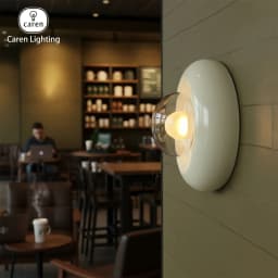 Caren Lighting Futurism Wall Sconces Lighting Design Glass Electroplating LED Bauhaus Contemporary Modern Cozy Light Fixture
