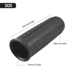 New High Quality Rubber Handles Wheelbarrow 2pcs 2x Barrow Handle Black Cart Grips Handlebar Plastic Replacement