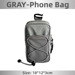 Outdoor Backpack Attachment Storage Bag Nylon Ultralight Portable Phone Bottle Pouch for Mountaineering Hiking Travel Gear