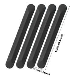 Scratch Guard For Car Auto Door Anti-Collision Sticker 4X Soft Side Edge Anti-Collision Strips For Door Edges And Rearview