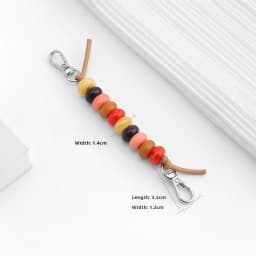 Beaded Decorative Chain Strap For Longchamp Bag Purse Colorful Handhold Destructive Modification shoulder Straps Bag Accessories