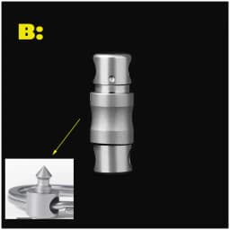 Titanium Alloy Quick Release Keychain 360° Rotatable unboxing Buckle Anti Stripping Dog walking Lightwei Safety With Lock design