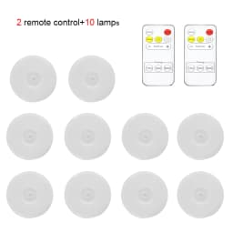 Wireless Remote Control Under Cabinet Kitchen Light USB Rechargeable Magnetic Pir Motion Sensor Night Lamp for Bedroom Wardrobe