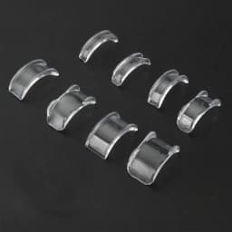 New 8Sizes Silicone Ring Size Adjuster Resizer Anti-Loss Proof Invisible Ring Holder Retainer Shrinker For Rings Jewelry Tools
