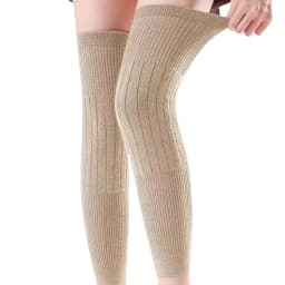HOT Winter Thicken Warm Kneepad Leg Guard Women Men Windproof Coldproof Leg Warmers KneeCap Leg Sleeves Sports Knee Protector
