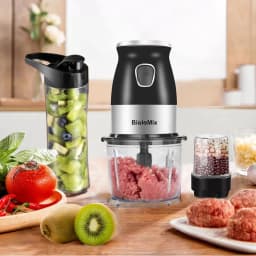 High Speed Multi Function 500W Food Processor Meat Grinder Portable Personal Mini Blender Mixer Juicer Dry Grinder 800ml Chopper