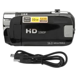 1080P HD 16MP Digital Camera 2.4 Inch Rotatable Screen Camcorder 16X Zoom HD Anti-shock Video Recorder with Fill Light