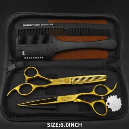 VP Professional Hairdressing Scissors Barber Set 5.5 6.0 Hairdresser Hair Beauty Scissors Set Cutting Hair Thinning Salon Tools