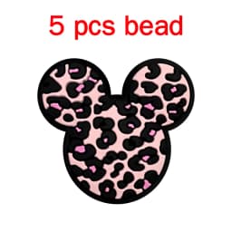 5pcs Silicone Cartoon Beads DIY Pacifier Chain Baby Oral Care Pacify Accessory Part