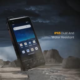 ANYSECU W400 PDA Resistente Con Walkie Talkie PoC Zello IP65 Smartphone Android 15 4350mAh 4G Rango Global Walkie Talkie NFC