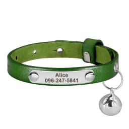 Personalized Nameplate Cat Collar Safety Custom Cat Collars Necklace Free Engraved ID Name Tag For Puppy Kitten Cats Accessories