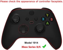 eXtremeRate Custom Pattern Part Faceplate, Soft Touch Grip Front Housing Shell Case for Xbox Series X/S (Xbox Core) Controller