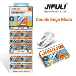 JiFULI 100/200 Pcs/ Quality Double Edge Safety Razor Blade Men And Women Shaving & Hair Removal Replace Stainless Steel Blades