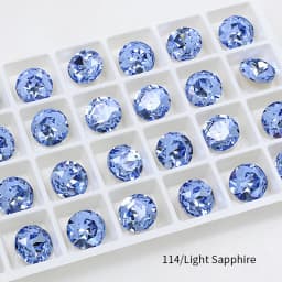 12mm 14mm Crystal Fancy Stone 3D Glitter Pointed Back Round K9 Glass Beads DIY Craft Rhinestones For Jewelry Making Clothes 3001