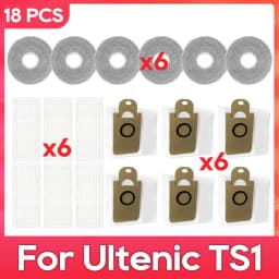 Compatible with Ultenic TS1 Parts Accessories Main Side Brush Filter Mop Dust Bag Robot Vacuum Cleaner Kits