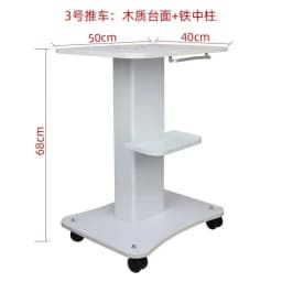 Foldable Salon Cart Drawers Beauty Salons Space-saving Anti-bumping Design Load-bearing Universal Wheels Beauty Salon Trolley