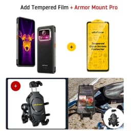 Ulefone Armor 25T Pro,5G Thermal lmaging By FLIR,12GB 256GB ROM (12GB=6GB+6GB Virtual),6500mAh,64MP Night Vision,NFC,Android 14