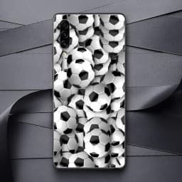 Football Silicone Case For Samsung Galaxy A57 A56 A55 A36 A35 A37 A26 A17 A07 A50 A50s A70 A80 A7 A9 2018 Cover Fire Soccer Ball