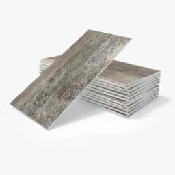 16/32/64PCS Retro Grey Wood Pattern Vintage Tile Sticker 3d Matte Thickened Foam Wall Sticker Self-Adhesive Wallpaper Kitchen
