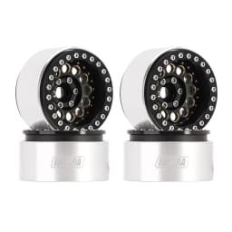 INJORA 153g Super Heavy Brass & Aluminum Deep Dish 1.9" Beadlock Wheel Rim for 1/10 RC Crawler SCX10 TRX4 VS4-10 Gen8 (W1957)