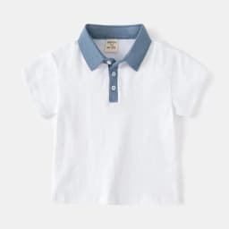 100Cotton Polo Shirt Kids Basic White Black Polos T Shirts Green Boy Girl Toddler 1 to 2 3 4 5 6 7 Years Summer Children Clothes