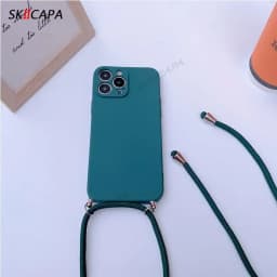 15T Crossbody Necklace Strap Cord Lanyard Soft Case for Xiaomi 15T 17T Pro Mi15 T Camera Protect Silicone Bumper Cover Shell