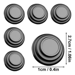 8pcs Universal Car Door Shock-absorbing Silent Gasket Closing Door Shock-proof Pads Anti-collision Strips Door Edge Protector