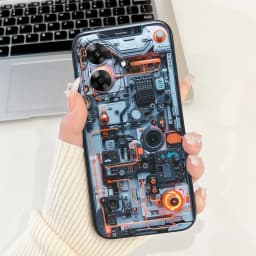For Realme Note 60 Case RMX3933 Cool Machine Fashion Painted Cover Soft TPU Phone Case For Realme Note 60X Note60 Narzo N61 Bags