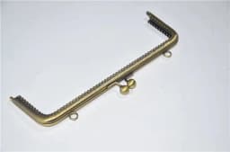 K270--30CM 25CM thicken purse DIY sewing Big coin purse bronze square purse frame kiss clasp