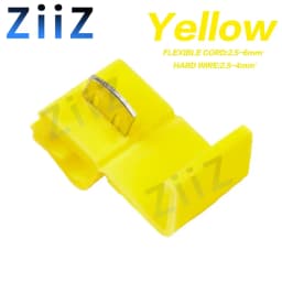 10pcs/30pcs T-Tap Connector Quick Electrical Cable Connector Snap Splice Lock Waterproof Crimp Wire Terminal Blue Yellow Red