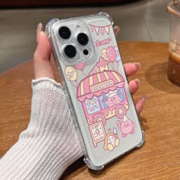 Pink K-Kirbys Phone Case for Samsung Galaxy S26 S25 S24 S23 S22 S21 S20 FE Ultra Plus 5G Soft Anti Drop Cover