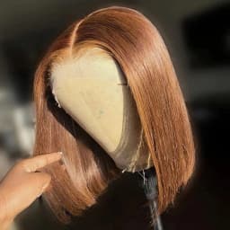 Straight Bob Wigs 100% Human Hair #4 Chocolate Brown SDD 5x5 HD Lace Closure Wigs Human Hair Wigs Glueless Drawstring Wig 300%