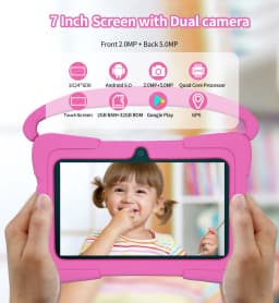 7.0 Inch Kids Tablet Android 12 Quad Core 4GB+64GB WiFi Bluetooth Educational Software Tablets Children's Gifts