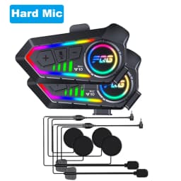 Y10 Max Motorcycle Helmet Bluetooth 6.0 Intercom CVC+DSP Dual Intelligent Noise ReductionInter Comunicador