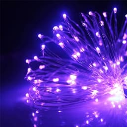 LED Outdoor Light String Fairy Garland Battery Power Copper Wire Lights For Christmas Festoon Party Wedding 8 Colors