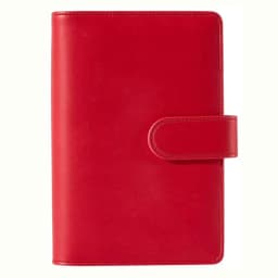 A6/A5 Macaroon 18 Colors PU Leather DIY Binder Photocards Collect Book Diary Agenda Planner Cover Album Stationery