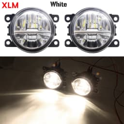 2 Pieces Car Front Fog Light Assembly 30W H11 LED Fog Daytime Running Lamp DRL 6000LM For Subaru BRZ 2013-2018