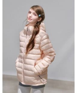 Lightweight Puffer Jacket Women Slim Fit Quilted Thin Winter Coat Hooded Casual Warm Inner Down Outerwear Cotton Parkas куртка