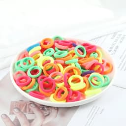 20-100Pcs Hairband Mixed Color Small Elastic Rubber Bands Hair Accessories For Woman Girls Kids Ponytail Holder Scrunchies Gifts