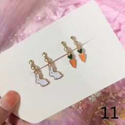 2 Pairs/Set 2 Pairs/Set New Arrivals Cute White Cats Butterfly Clip on Earrings for Kids Girls Earrings Jewelry No Pierced Child