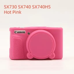 For SX740 HS Digital Camera Case Silicone Cover For Canon G7X Mark II III G7X2 G7X3 SX730 SX740HS Soft Protector Bag
